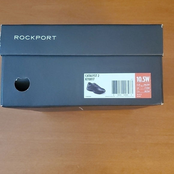 Rockport Mens Walking Shoe, K70817 Catalyst 2 Black, Size 10.5W - Picture 3 of 8